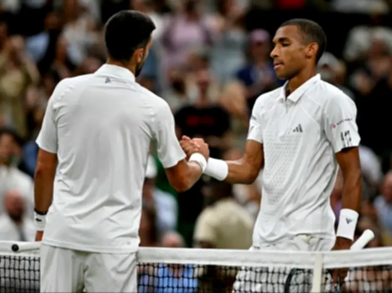 Djokovic outlasts Auger-Aliassime in five-hour Wimbledon epic to reach semis