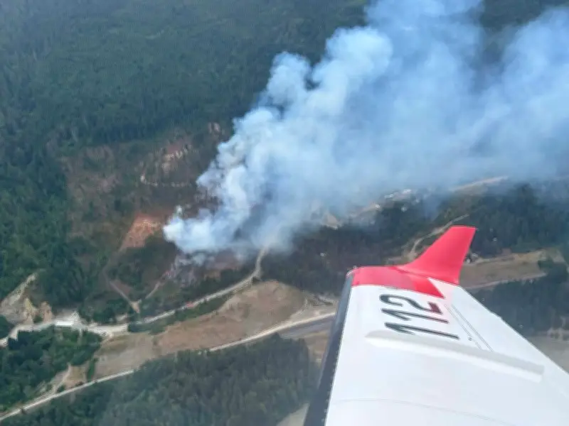 Evacuation Alert Issued for Out-of-Control Wildfire Near Boston Bar, B.C.