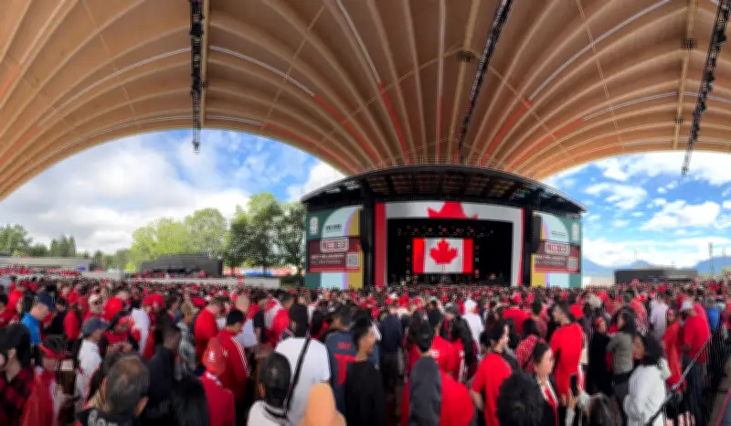 FIFA Fan Festival in Vancouver Packed for Canada's Last World Cup Match