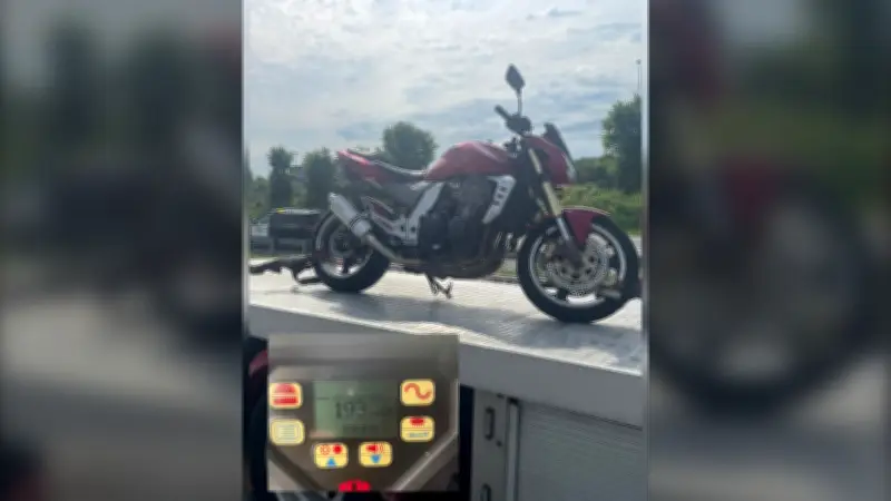 Motorcycle rider charged after going 193 km/h on Hwy. 417 in Ottawa