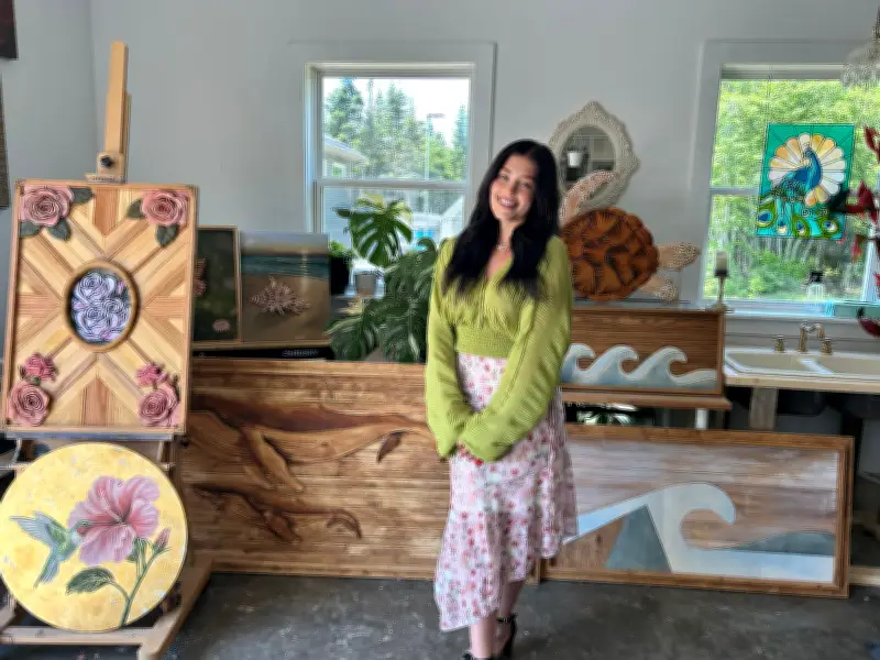 Nova Scotia Artist Goes Viral for Ocean-Inspired Art