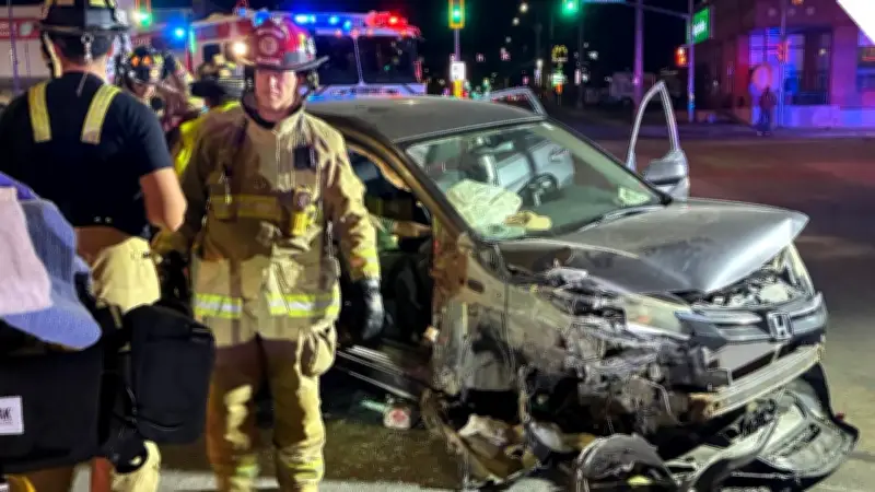 Ottawa Firefighters Extricate Trapped Passenger from Montreal Road Crash