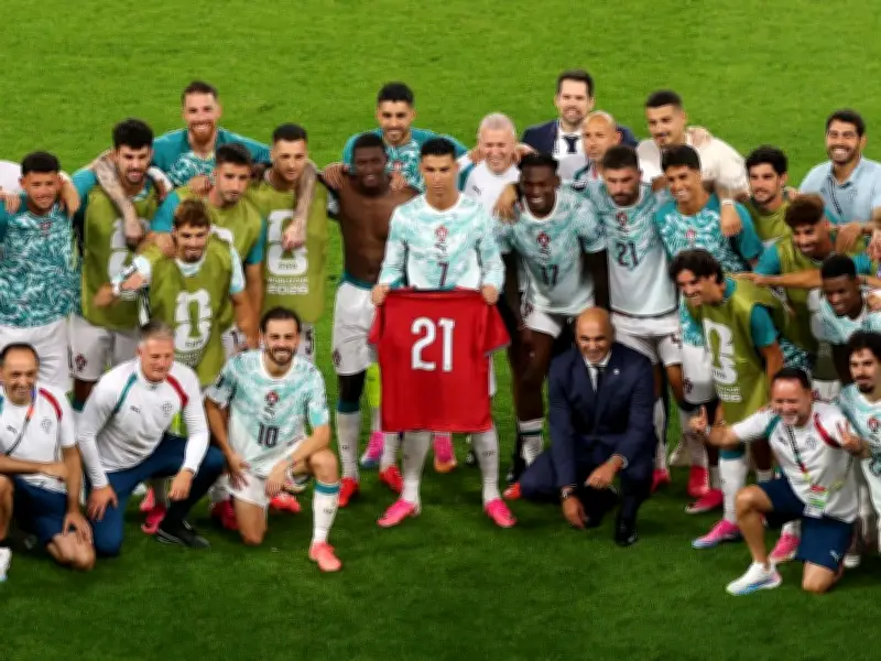 Portugal players overcome with emotion after World Cup win over Croatia, honouring late Diogo Jota