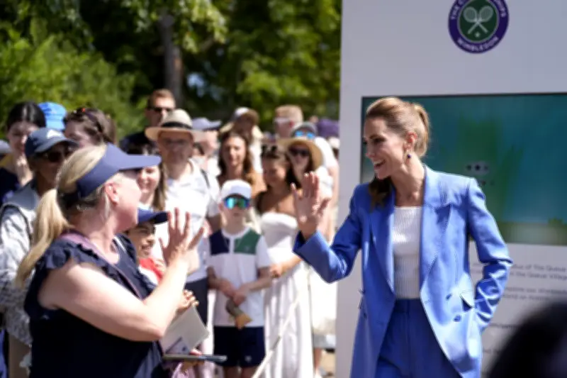 Princess of Wales Returns to Wimbledon, Greets Fans in Queue