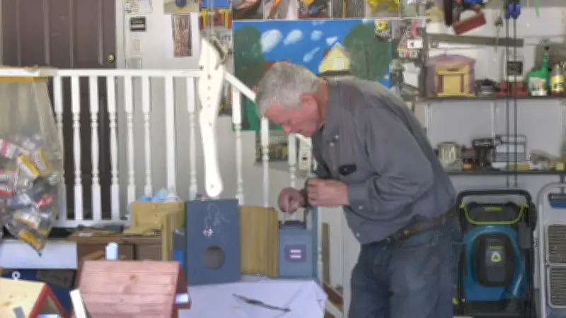 Retired Man Raises $11,000 for Charity Selling Birdhouses from Garage