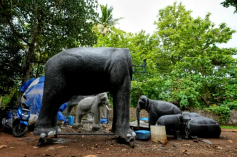 Robotic Elephants in Indian Temples Stir Debate and Draw Crowds
