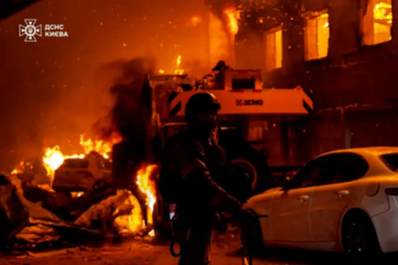 Russian attacks kill 3 across Ukraine, strike Kyiv for second consecutive night