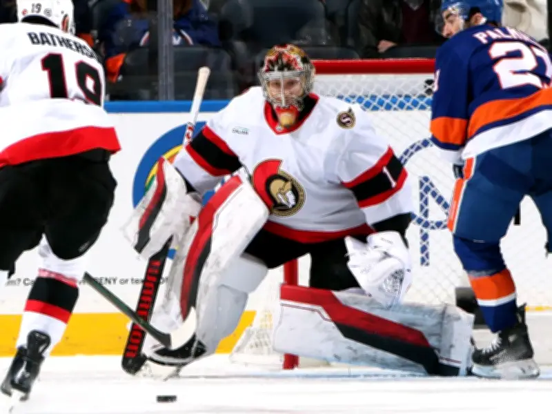 Senators re-sign goaltender Leevi Merilainen to one-year, $1.1M deal