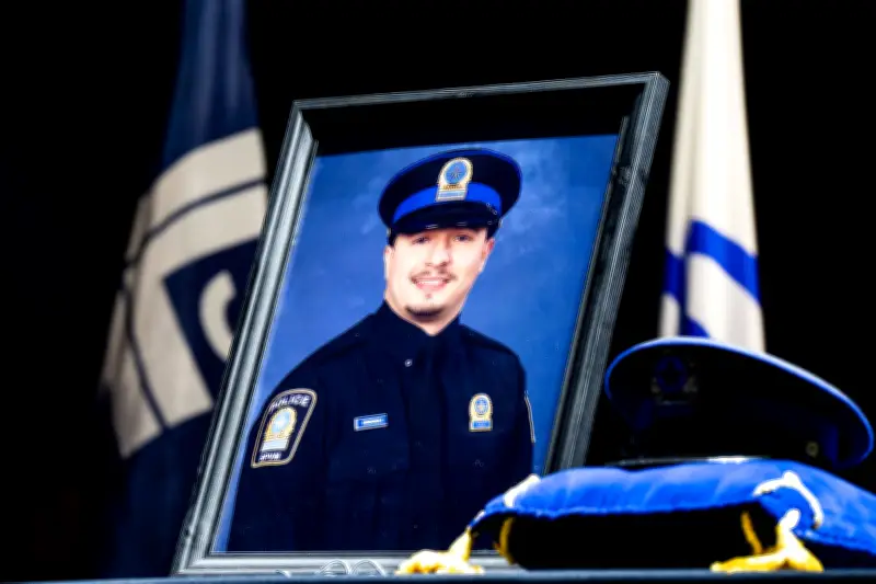 Thousands of Police Officers from Across Canada Attend Montreal Officer's Funeral