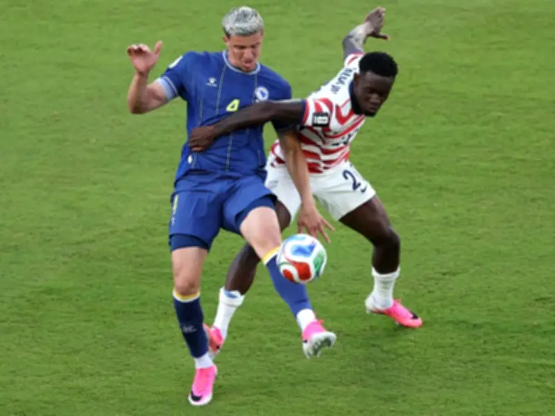 US star Balogun sent off for stamp, Messi similar foul unpunished