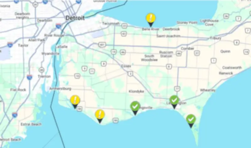 Windsor-Essex Beaches Under Bacteria Warning: Three Locations Affected