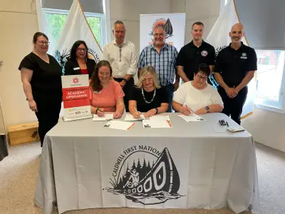 Caldwell First Nation signs adult education deal with board, college
