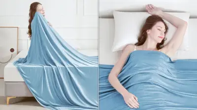 Cooling Throw Blanket on Sale: Beat the Heatwave for $16.37