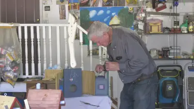 Retired Man Raises $11,000 for Charity Selling Birdhouses from Garage