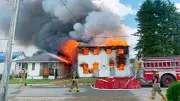 Fire Engulfs Residence in Holtyre, East of Timmins; No Injuries Reported