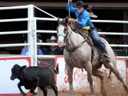 Jenna Dallyn ropes way to Championship Sunday at Calgary Stampede