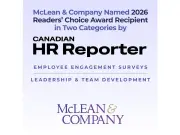 McLean & Company Wins 2026 Canadian HR Reporter Readers' Choice Awards for Third Year