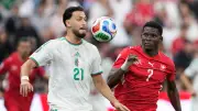 Switzerland Leads Algeria 1-0 at B.C. Place in World Cup Match