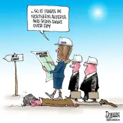 Tim Dolighan Cartoon Published July 2 2026 in Toronto Sun